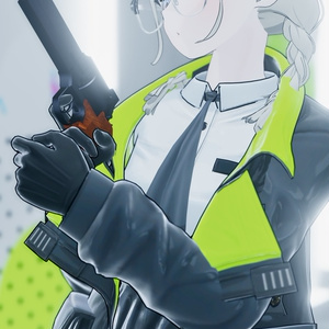 VRChat想定】マグライト トンファー - #ATGunWorks - BOOTH