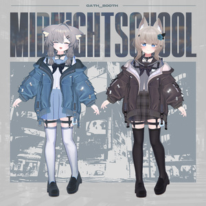 【複数アバター対応 3D衣装】ミッドナイトスクール / MIDNIGHT SCHOOL 缩略图 12