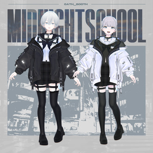 【複数アバター対応 3D衣装】ミッドナイトスクール / MIDNIGHT SCHOOL 缩略图 10