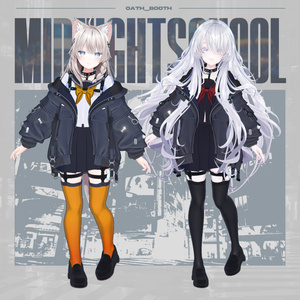 【複数アバター対応 3D衣装】ミッドナイトスクール / MIDNIGHT SCHOOL 缩略图 7
