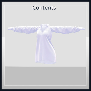 L Shirt for Chiffon シフォン 缩略图 4
