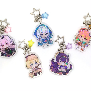 ホロライブ アクリルキーホルダー 八百萬製作所 46点セット 非公式】ホロライブ HOLOLIVE同人グッズキーホルダー - 八百萬製作所