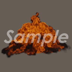 The Explosion 1 (.blend + .png(背景透過素材))