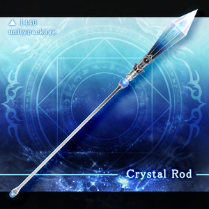 3D model] Crystal Rod