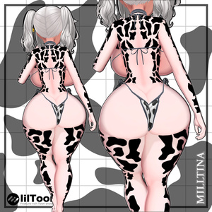 【8アバター対応】🐮MilkyMoo Spots🥛 缩略图 4