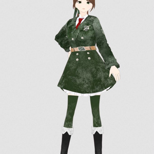 Model Lily from Winter Offensive (Vroid)