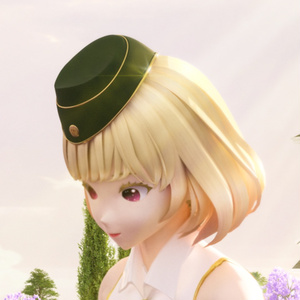 Dent de lion Garrison Cap (FBX) - ガリソンキャップ 3D Model
