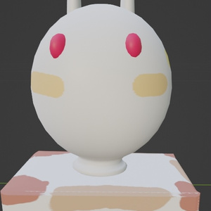 【無料】うさぎもち【VRchat想定】