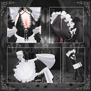 👿🖤小悪魔×メイド【Wicked Servant】🖤👿15アバター対応 缩略图 20