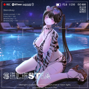 🌙 月夜のラグジュアリーリゾート🖤【Moonlit Beach】 15アバター対応 缩略图 3