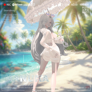 🌙 月夜のラグジュアリーリゾート🖤【Moonlit Beach】 15アバター対応 缩略图 5
