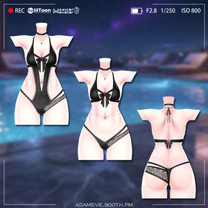 🌙 月夜のラグジュアリーリゾート🖤【Moonlit Beach】 15アバター対応 缩略图 22