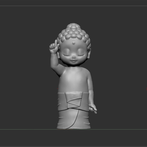 ちいさな仏さま　お釈迦さま　[STL　3Ⅾプリント用]