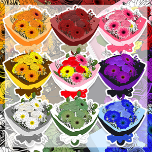 花束9色セット【VRC】