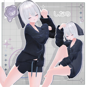 ぽたぽたパジャマset【3D衣装+ヘアモデル】 缩略图 8