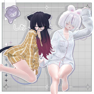 ぽたぽたパジャマset【3D衣装+ヘアモデル】 缩略图 10