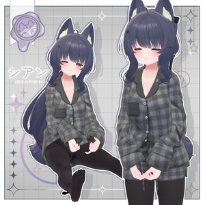 ぽたぽたパジャマset【3D衣装+ヘアモデル】 缩略图 5