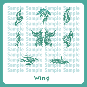 【VRC】翼デカール【Wings】