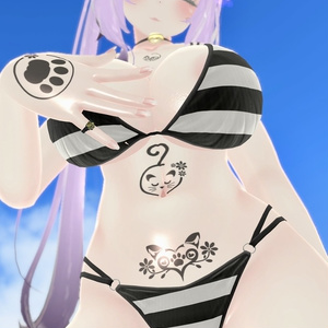 【VRC】猫デカール【Sunbathing】 缩略图 3