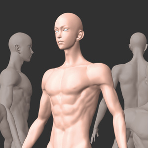 3D可動キャラクターモデル（男性）