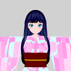 【VTuber/VRM】着物の女の子