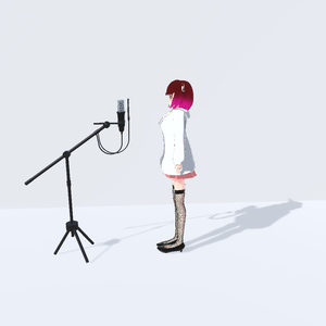 【VRM対応】某1発撮り動画風アプリ「V-Lives.white」