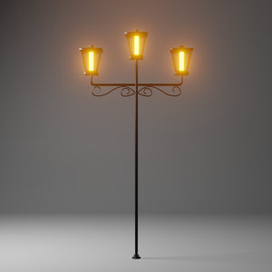 【素材】ランタン街灯 street light