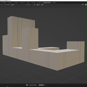 雨垂れシェーダー+雨垂れGeometryNodes【Blender】