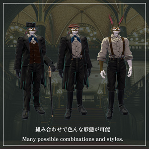 VRChat向けオリジナルアバター『ハーゼンハルト(Harsenhardt)』 #第六製鉄部 缩略图 8