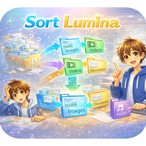 Sort Lumina ～散らかったフォルダをワンクリックで自動整理～