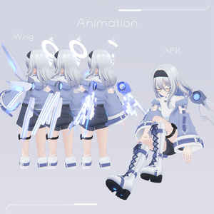 オリジナル3Dモデル【Ange-アンジュ】 缩略图 6