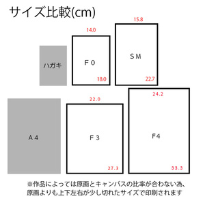 【キャンバスプリント】とけてほどける