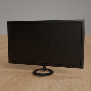【Unity対応】ディスプレイ（Display）　３Dモデル　ローポリ