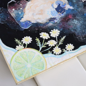 油絵 空と雲のひまわり畑 - arashi1783 - BOOTH