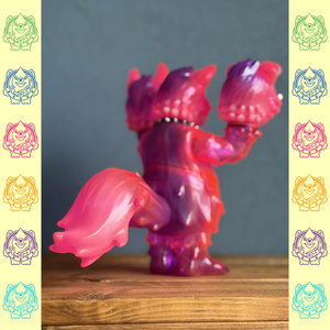 ソフビ スラコ （サイケデリックパープル）soft vinyl suraco