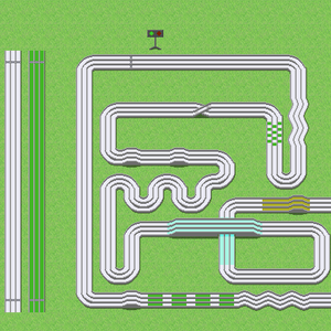 マップチップ 32*32 ミニ四駆コース