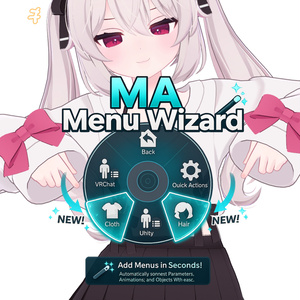 【8/31まで無料】 MA Menu Wizard - Easy VRChat Menu Creator