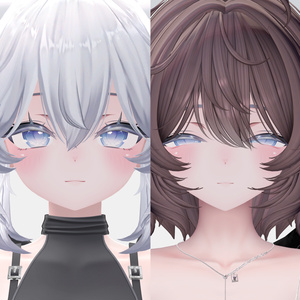 【しお/Sio】Face Blendshape + 17 Animation 缩略图 5