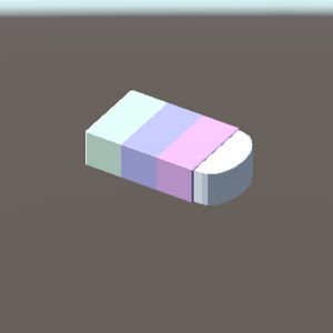 【3Dモデル】消しゴム
