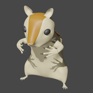 【3Dモデル model】リス　squirrel