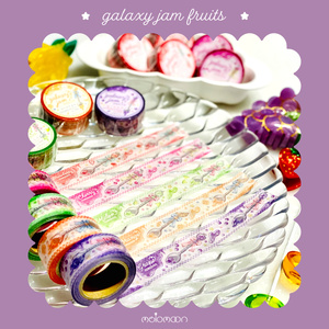 メロムーン　マスキングテープ　9点　GALAXY JAM  no.1〜no.9 メロムーン マスキングテープ 9点 GALAXY JAM no.1〜no.9 melomoon - BOOTH