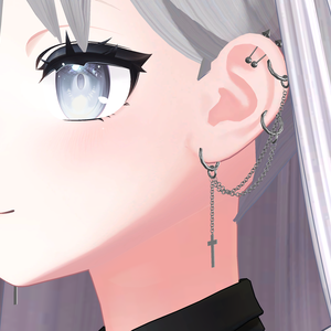 【VRChat】Punk Earrings