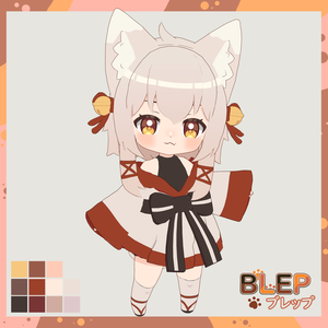 Inari 🦊⛩️ | Blep35 Studio【オリジナルVRMモデル / VTuber・配信向け】