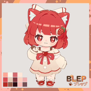 Ichika 🐱🍓 | Blep35 Studio【オリジナルVRMモデル / VTuber・配信向け】
