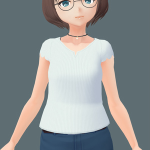 リブサマーニット【VRoid】