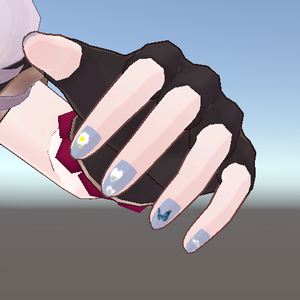 Blue Color Nails (VRC)