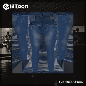 【森羅対応】 Faded Soul Jeans　マテリアル＆テクスチャのみ