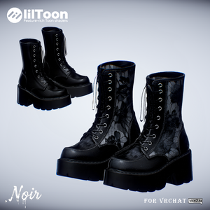 【一部半額】🖤Eclat Noir Boots🖤 別色MT同梱 27アバター対応済