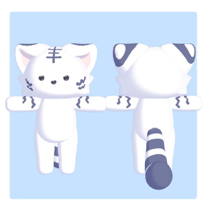 【オリジナル3Dモデル】ほわぬい 缩略图 3