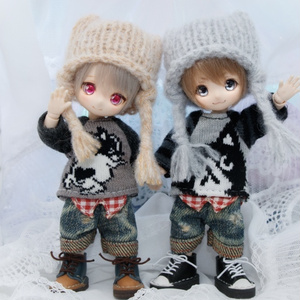 【1/6サイズ】和せぇらぁセットアップ【ドール用】 1/6サイズ】和せぇらぁセットアップ【ドール用】 - 椋倶屋